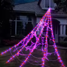 Giant LED Spider Web
