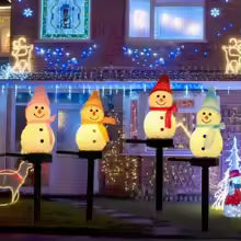 Snowman Lawn Light